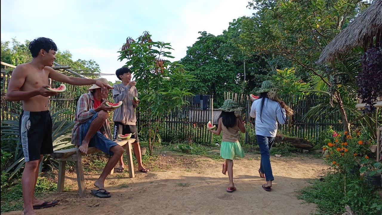 Coconut Leaf Creations: Handmade Broom and Hat