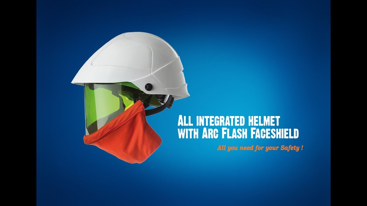 MO-180 [ENG] All integrated helmet with Arc Flash faceshield