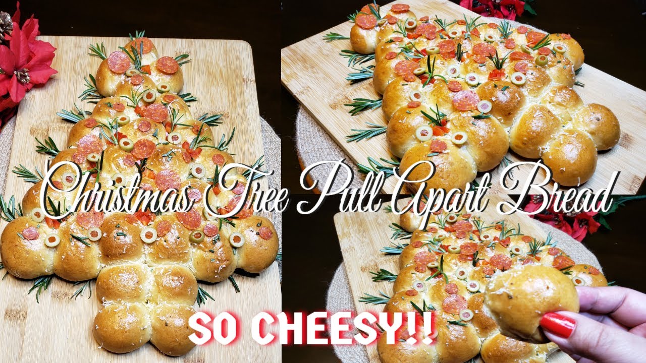 BEST CHRISTMAS TREE PULL APART BREAD | CHRISTMAS RECIPES