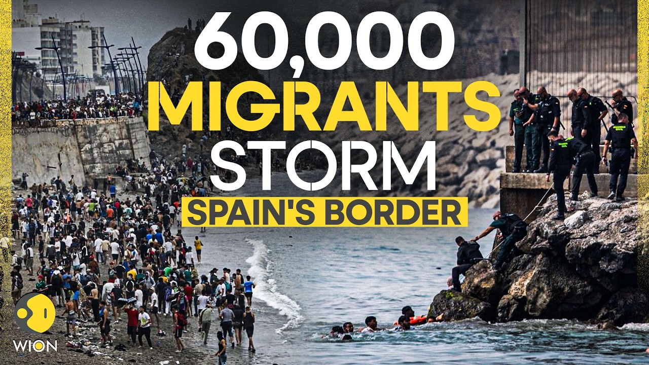 Europe's Border Crisis: 60,000 Migrants Cross Into Spain From Morocco, Army Deployed; 34 Dead