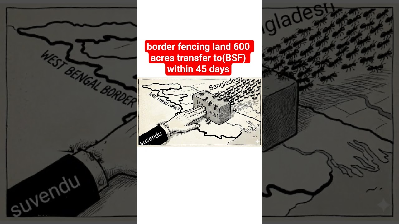 border fencing land 600 acres of transfer (BSF) within 45 days#bsf#fencing