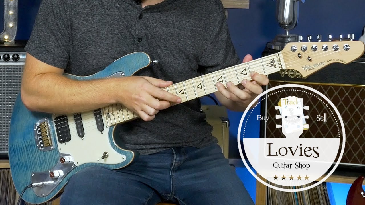 2023 Valiant Mercury HSS Guitar Demo - Only at Lovies Guitars
