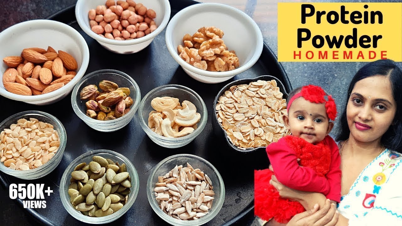👼ಮನೆಯಲ್ಲೇ ಮಾಡಿದ ಪ್ರೊಟೀನ್ ಪೌಡರ್ । Homemade High energy Protein Powder Recipe in kannada