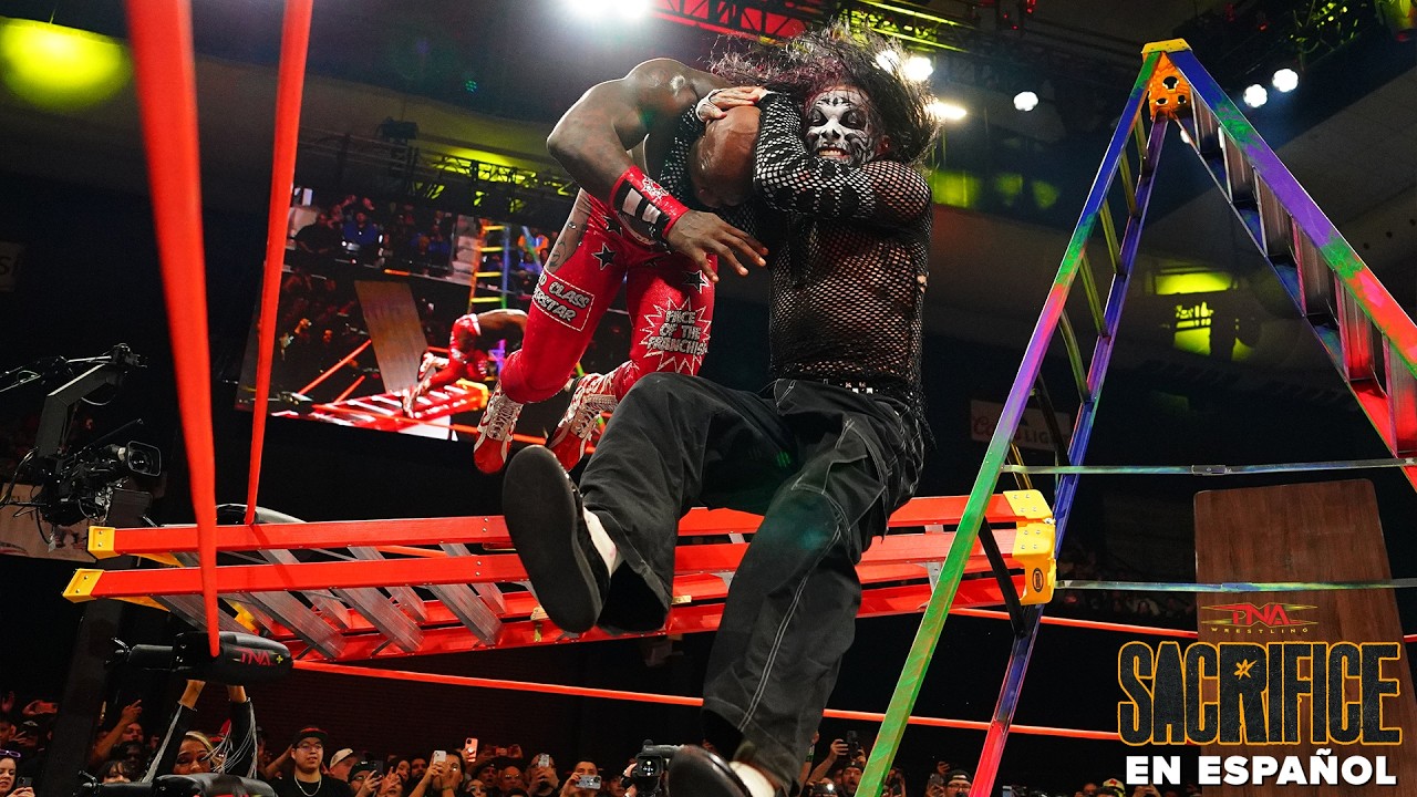 Jeff Hardy vs Moose en LUCHA DE ESCALERAS por el Campeonato X Division | TNA Sacrifice 2025