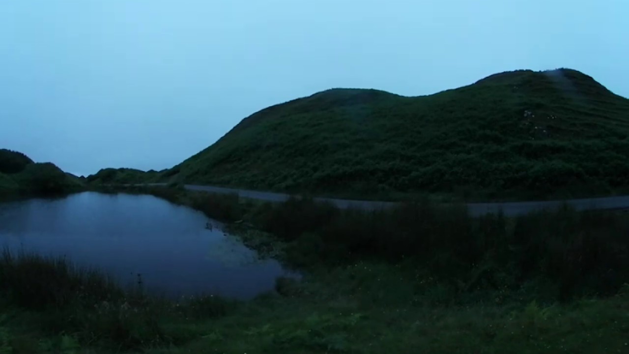 Somewhere in the Scottish Highlands. 360 visual experience with spatial audio (3D audio). Relaxing