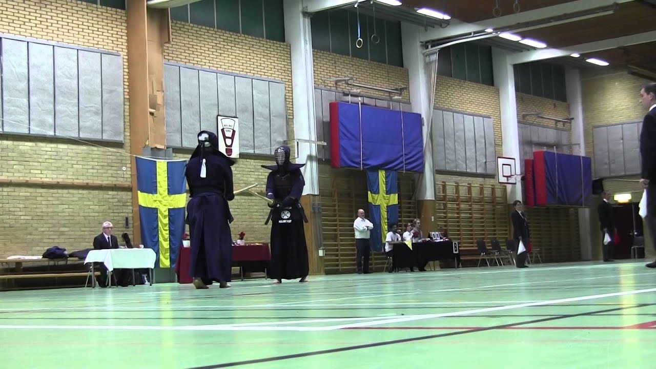 Kendo SM 2014, Men, Pool - A.Holmkvist(Red) vs P.Ybo(White)