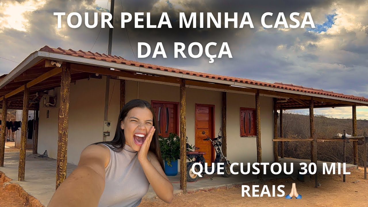 TOUR COMPLETO PELA MINHA CASA DA ROÇA PRONTA! Depois da reforma 🫶🏼 #tour #morandonaroça #sitio #casa