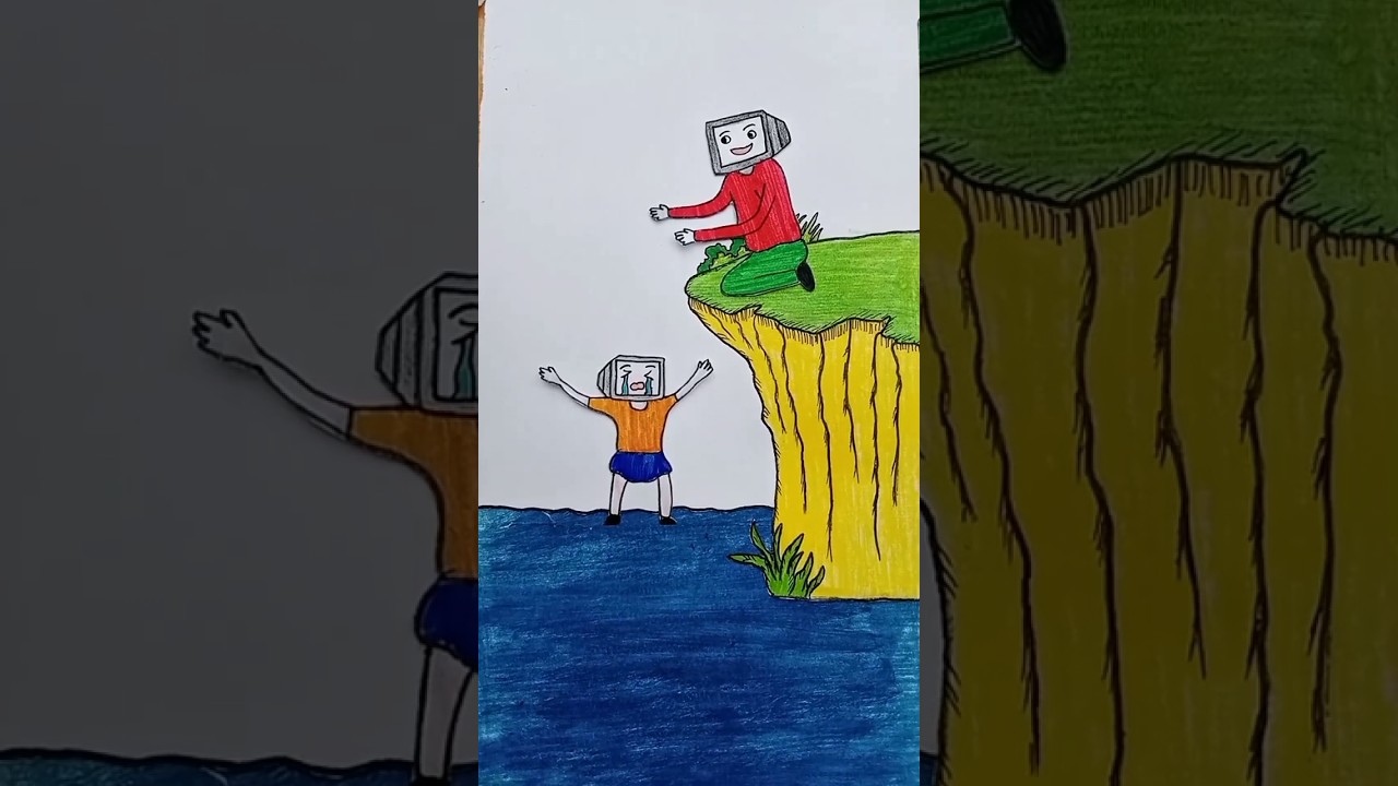 Kindness Saves  a Life 🥺❤️ | Shark Attack Story 🌊 #shorts #shortsfeed #youtubeshorts #skibiditoilet