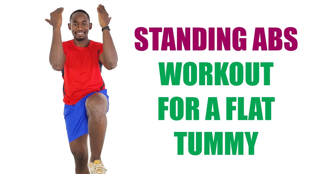 30 Minute STANDING ABS WORKOUT FOR A FLAT TUMMY - All Levels, No Equipment