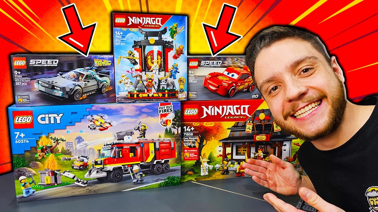 LEGO VLOG #124 - NÁLOŽ TĚCH NEJLEPŠÍCH LEGO SETŮ! 😲