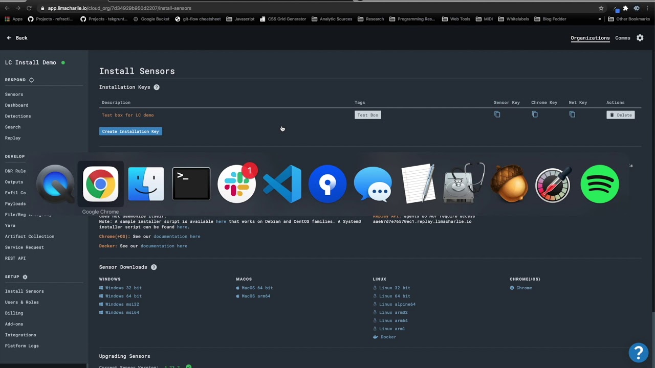 Installing the LimaCharlie Agent in 5 Steps