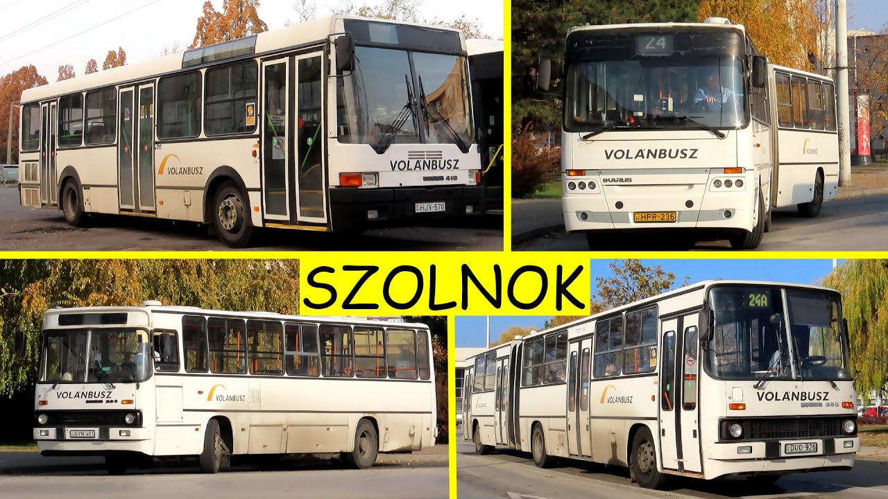 Buszok Szolnokon novemberben