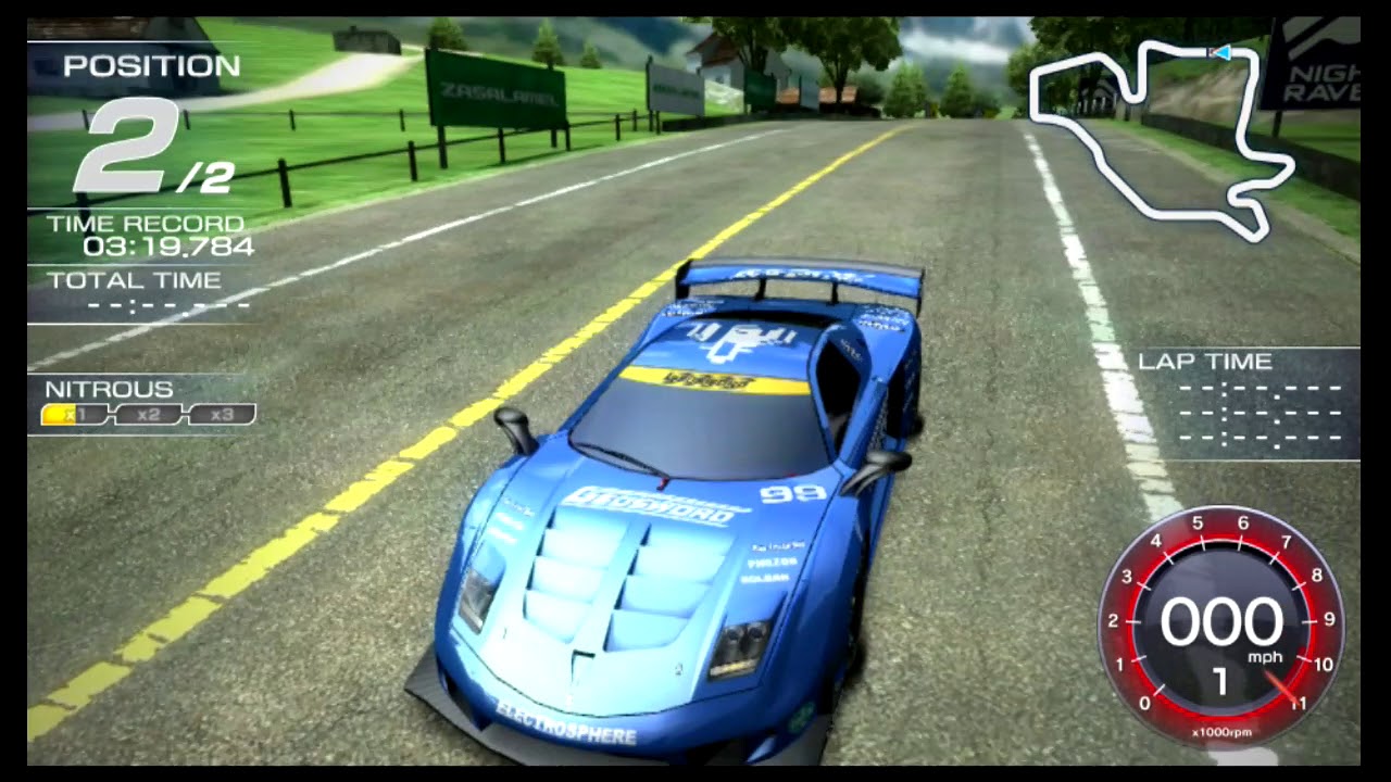 Ridge Racer Vita - Unlocking Crinale (Devil Car) HD Video 720p 60fps