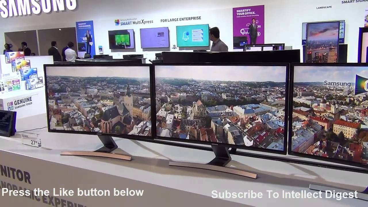 Samsung Curved Monitor Hands On Review