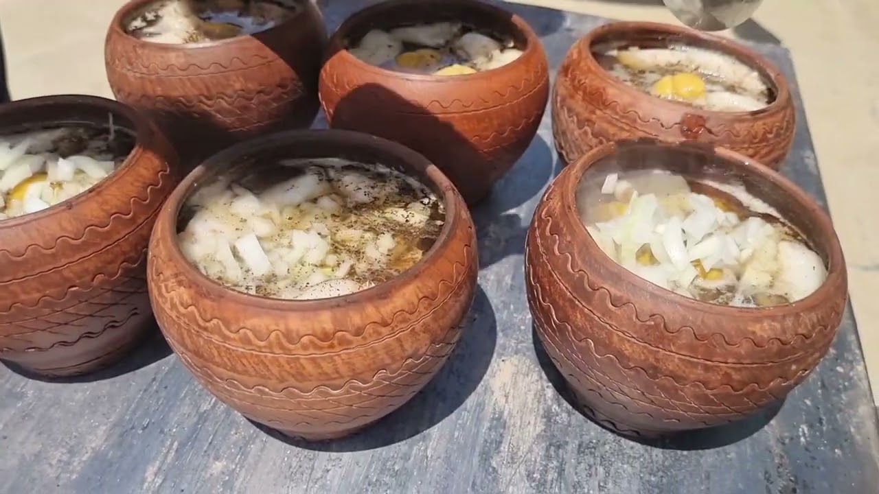 АЗЕРБАЙДЖАНСКИЙ СУП ПИТИ В ГОРШОЧКАХ.