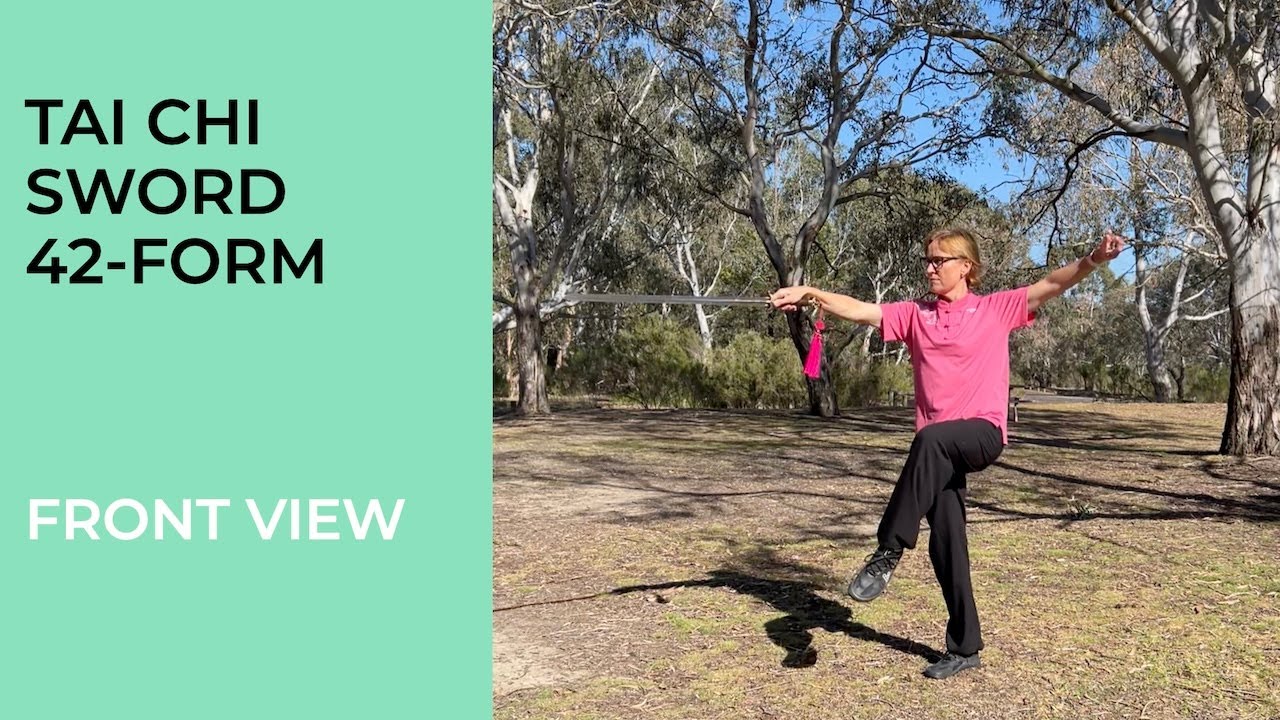 Tai Chi Sword 42 Form Front View