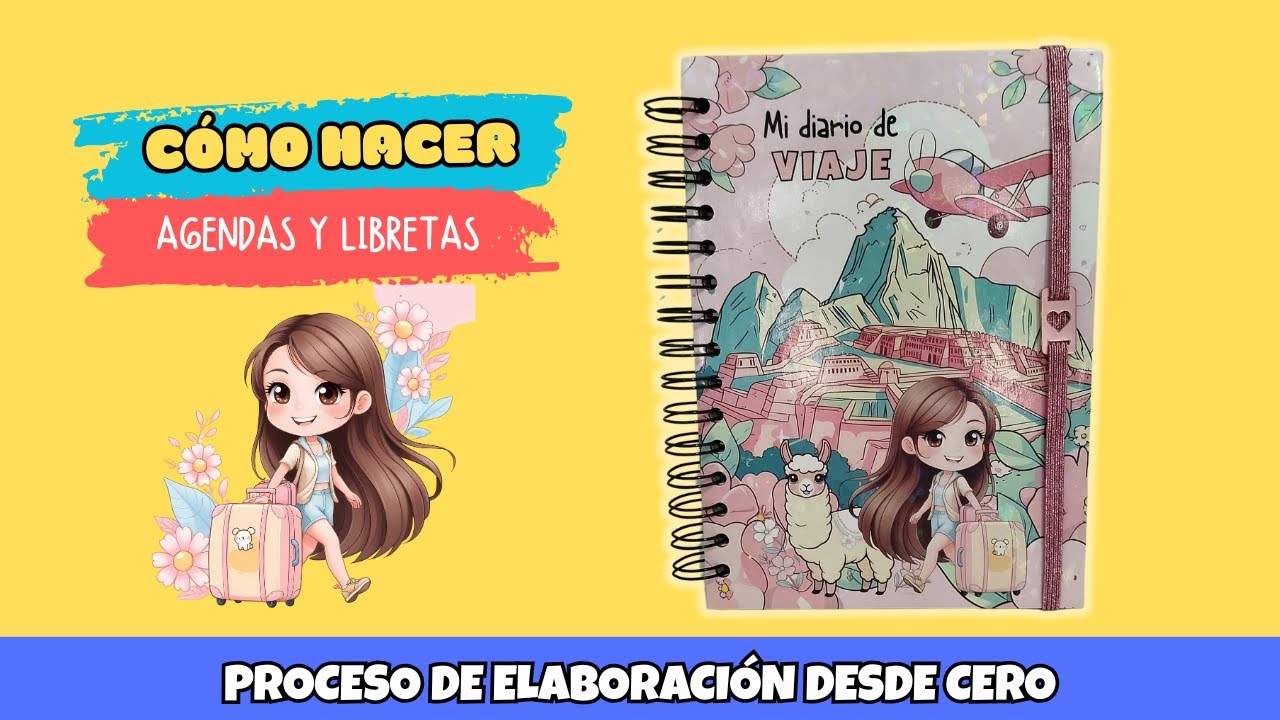 Cómo hacer AGENDAS y LIBRETAS para vender desde cero | Proceso de Elaboración y Encuadernación