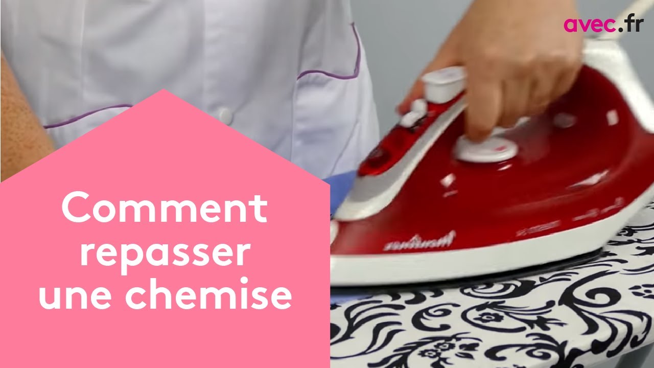 Comment repasser une chemise ?  Formation ADVF