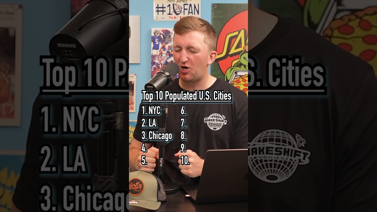 Top 10 Most Populated Cities In America! Can You Guess Them? #america #usa #city #people #top10