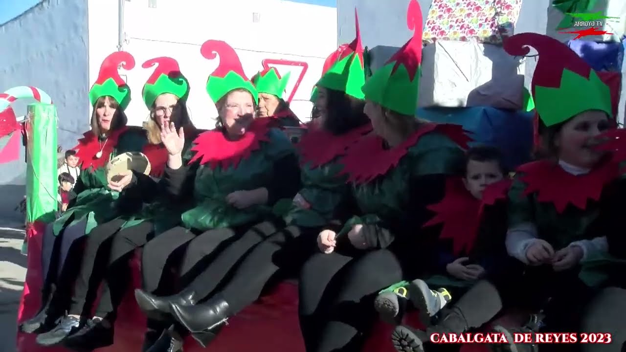 IMGENES DE LA CABALGATA DE REYES 2023 POR LAS DIFERENTES CALLES DE ARROYO DE SAN SERVÁN (BADAJOZ).