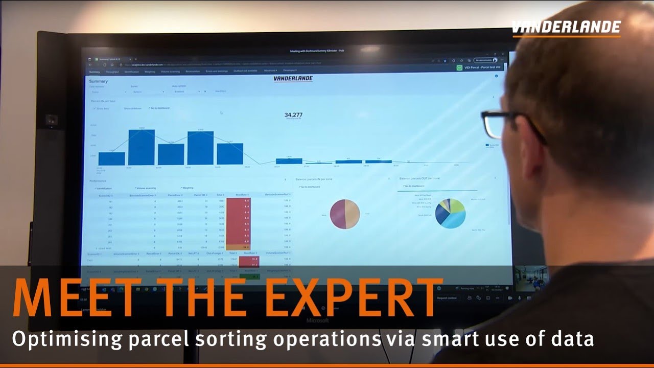 Optimising parcel sorting operations via smart use of data | Meet the Expert | Vanderlande