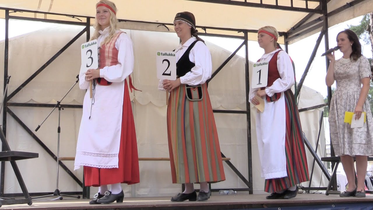 Anianpellon markkinat neidon valinta ja hirrensyöksy Vääksy 2014
