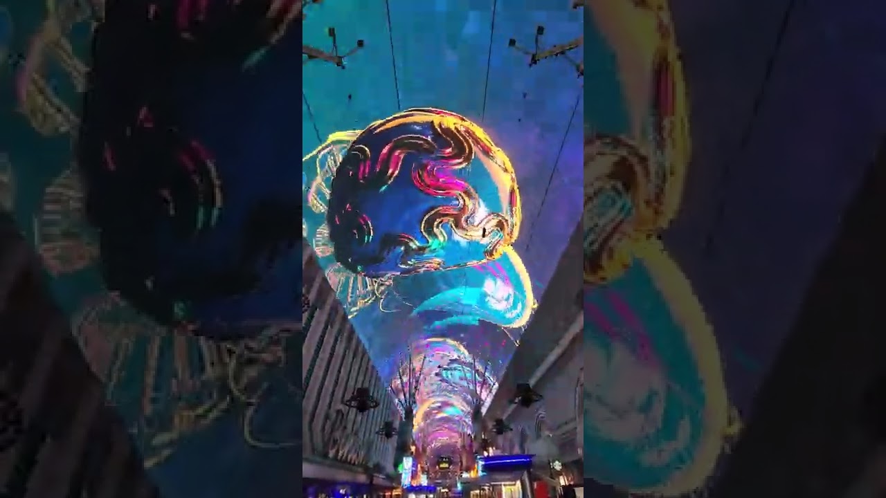 Viva Vision Show - Fremont Street Experience #itravelerlv, #itravelerlasvegas, #fremontstreet