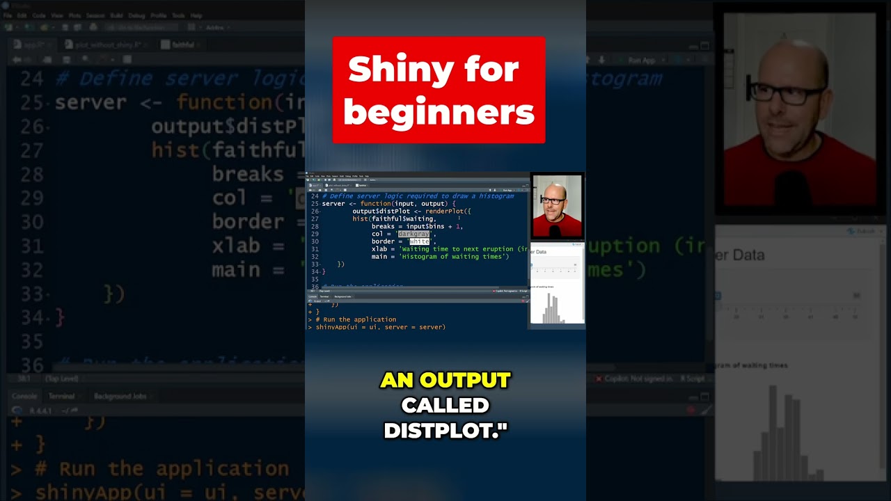 Build Interactive R Shiny Apps in Minutes! #shorts