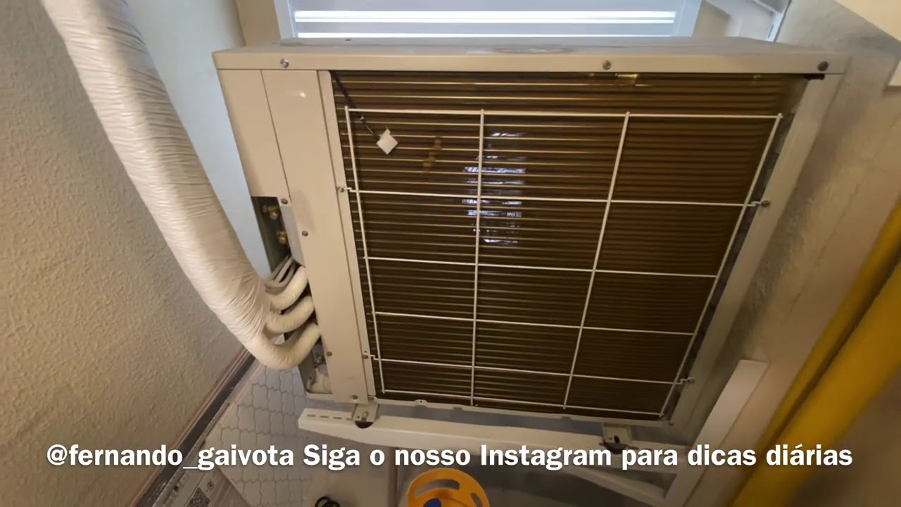 Como recolher gás de ar condicionado multisplit (fluido refrigerante)