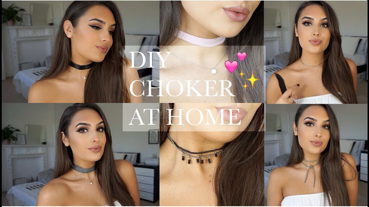 DIY CHOKER AT HOME