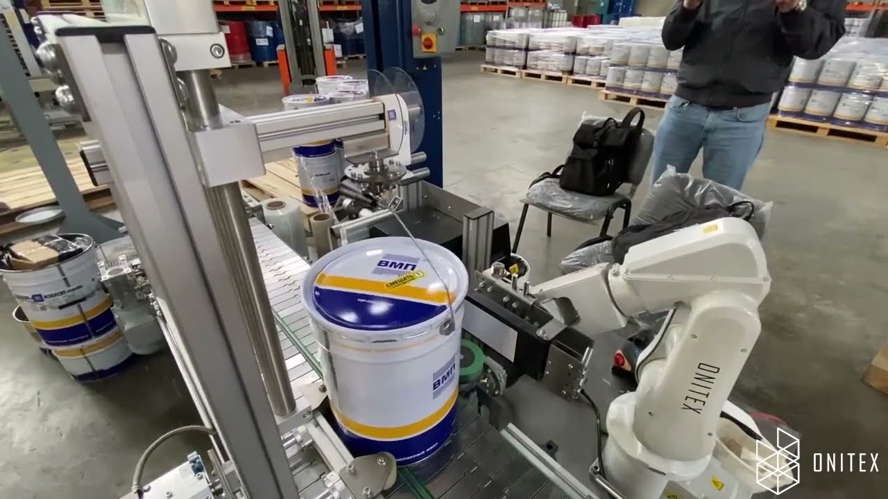 Robotic Labelling Machine | Onitex