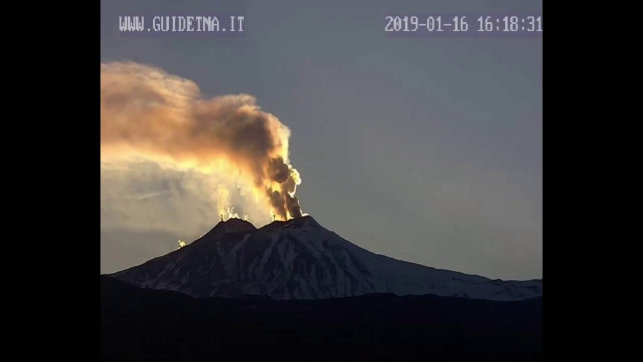 January 16, 2019 ~ Bocca Nuova Summit Crater ~ Mount Etna