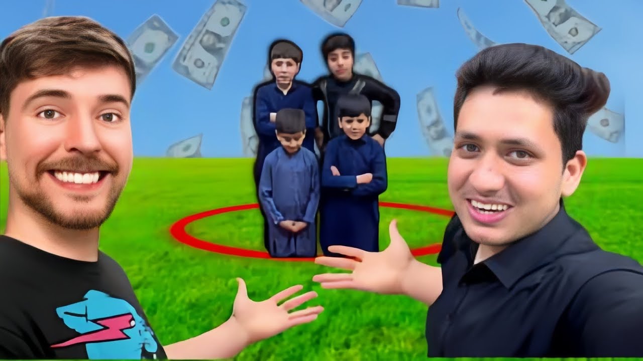 Last to Leave the Circle Wins 500 PKR! (MrBeast Challenge)In pashto