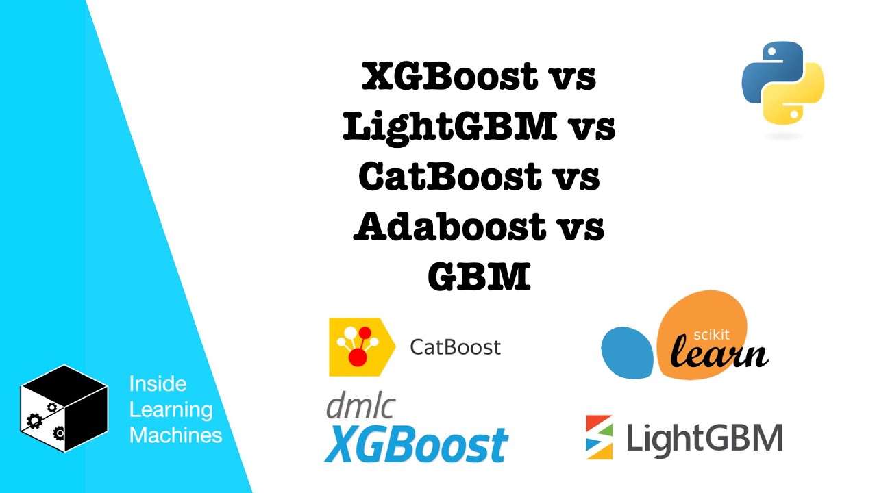 XGBoost vs CatBoost vs LightGBM vs Adaboost vs GBM