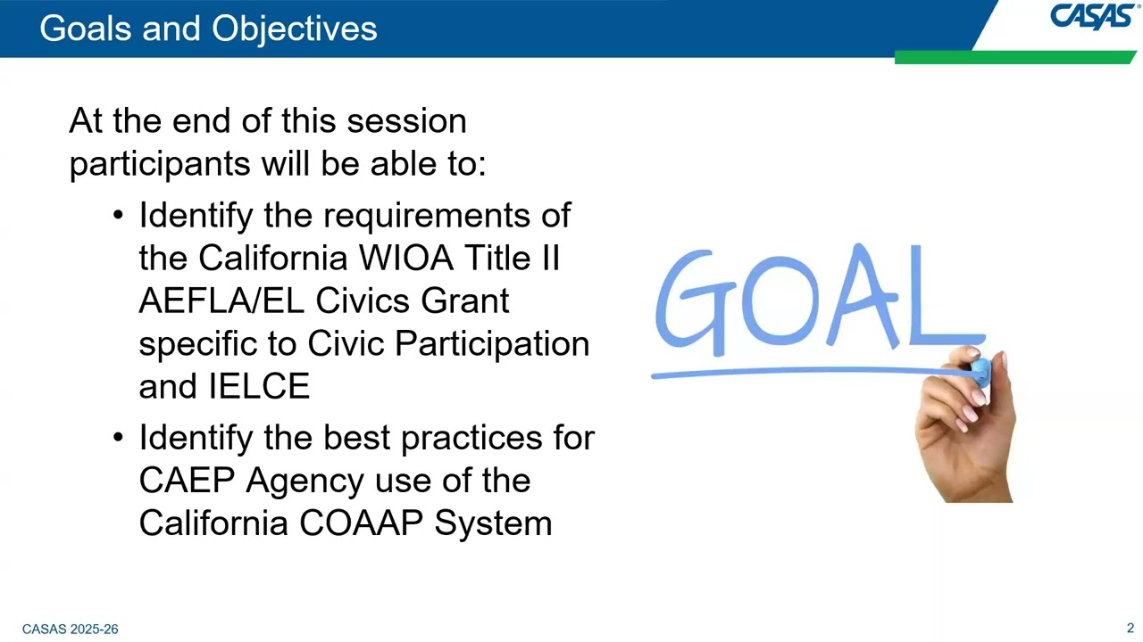 California EL Civics Basics: Civic Participation, IELCE and CAEP 2025-26