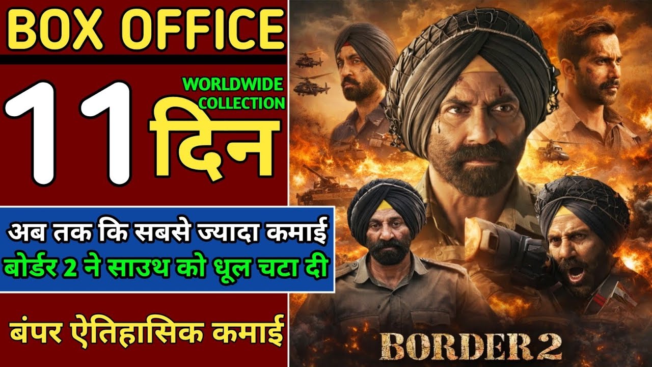 Border 2 ( Day -11 ) बड़ी छलांग 😺 Record Breaking Advance Booking 😱| border 2 box office collection 