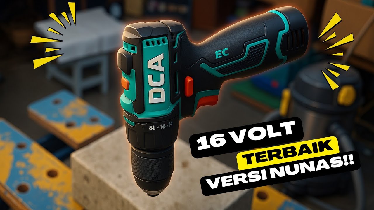 Ini mantap punya!!! || Bor Cordless Brushless 16v DCA ADJZ1604i
