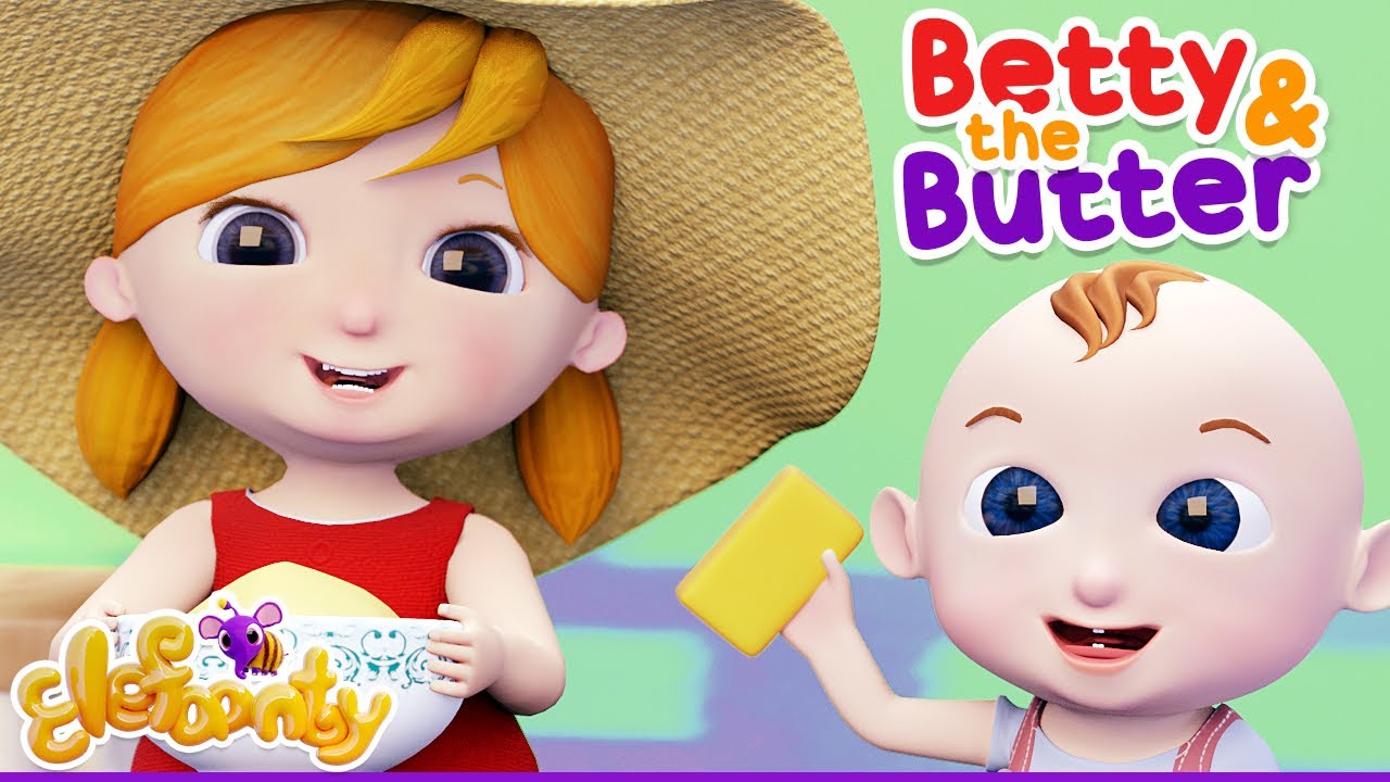 Betty Botter Bought Some Butter | Original rhymes nursery | Rhymes songs | Elefaanty