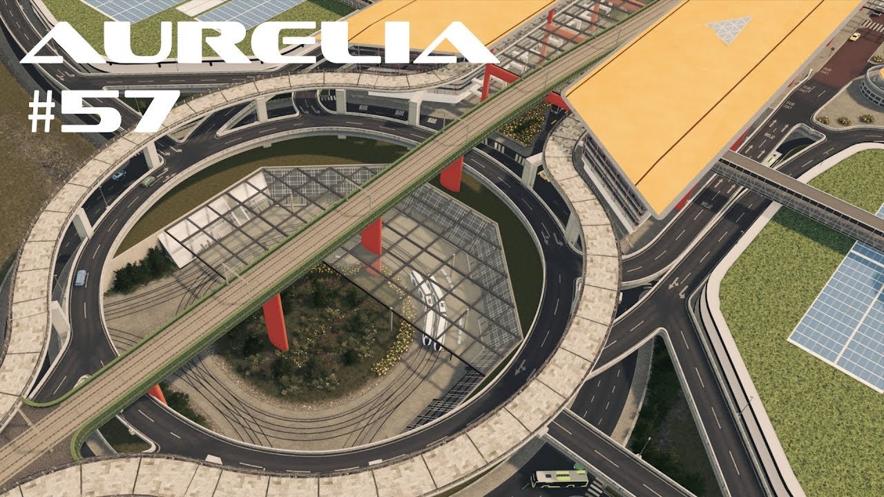 Airport Tram and Bus Stations - Cities: Skylines - Aurelia #57