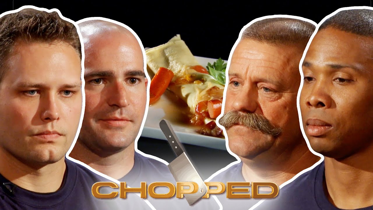 Chopped with Firefighters 🧑&zwj;🚒🚒 Hot Dogs, Fresh Pasta, Cherries | Full Episode RECAP | S11 E9