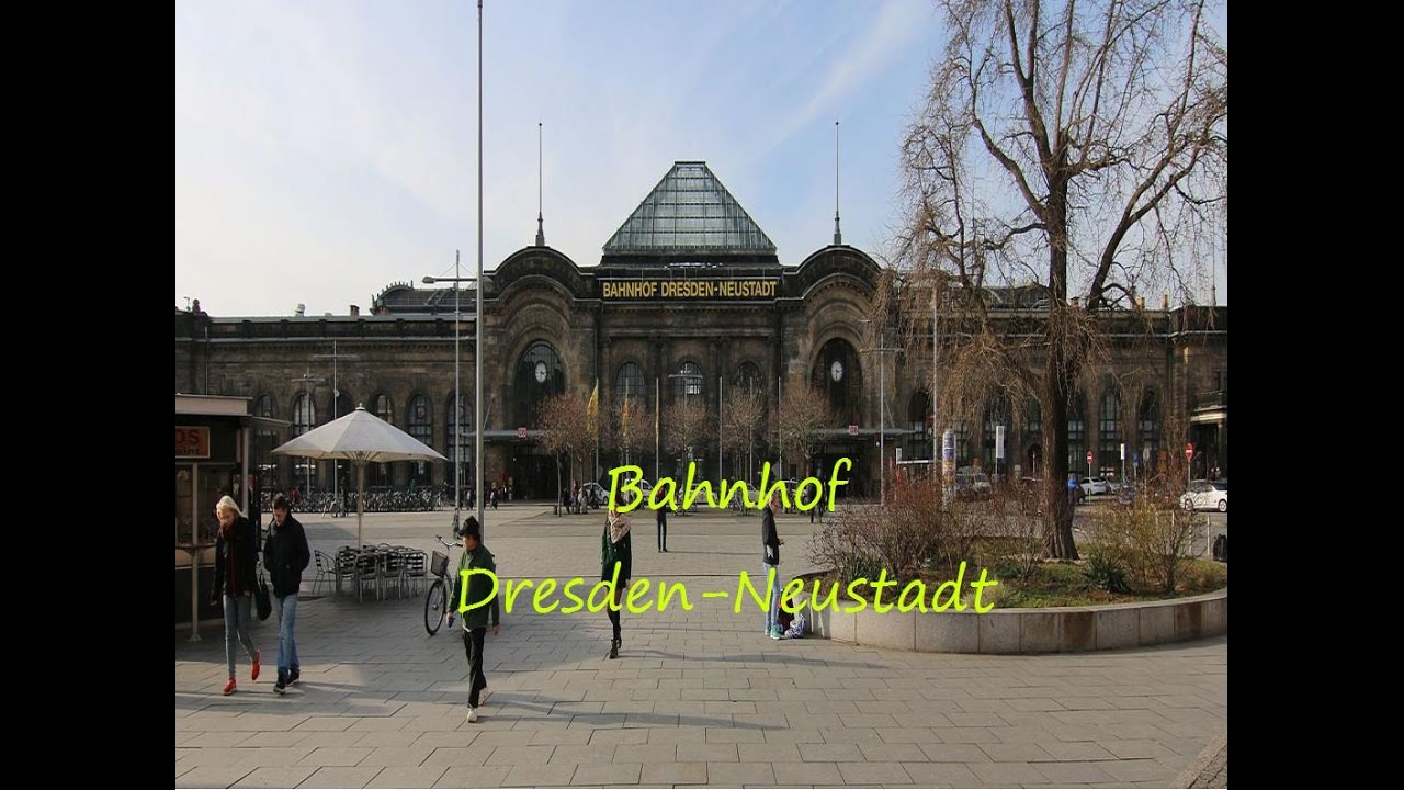 Zugverkehr im Bahnhof Dresden-Neustadt