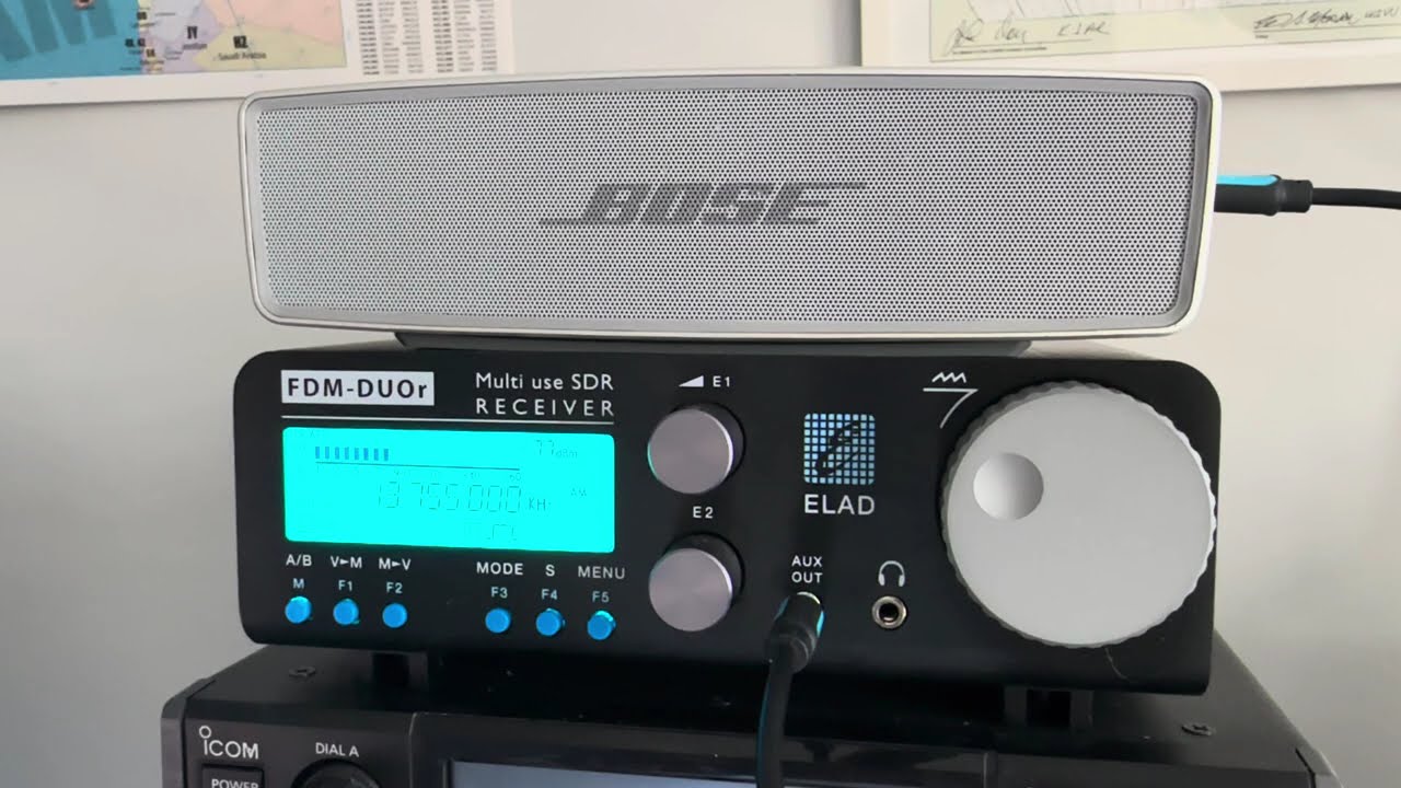 Elad FDM DUOr with Bose SoundLink Mini 2 speaker vs Yaesu FRG-8800 via built in speaker: Yaesu wins!