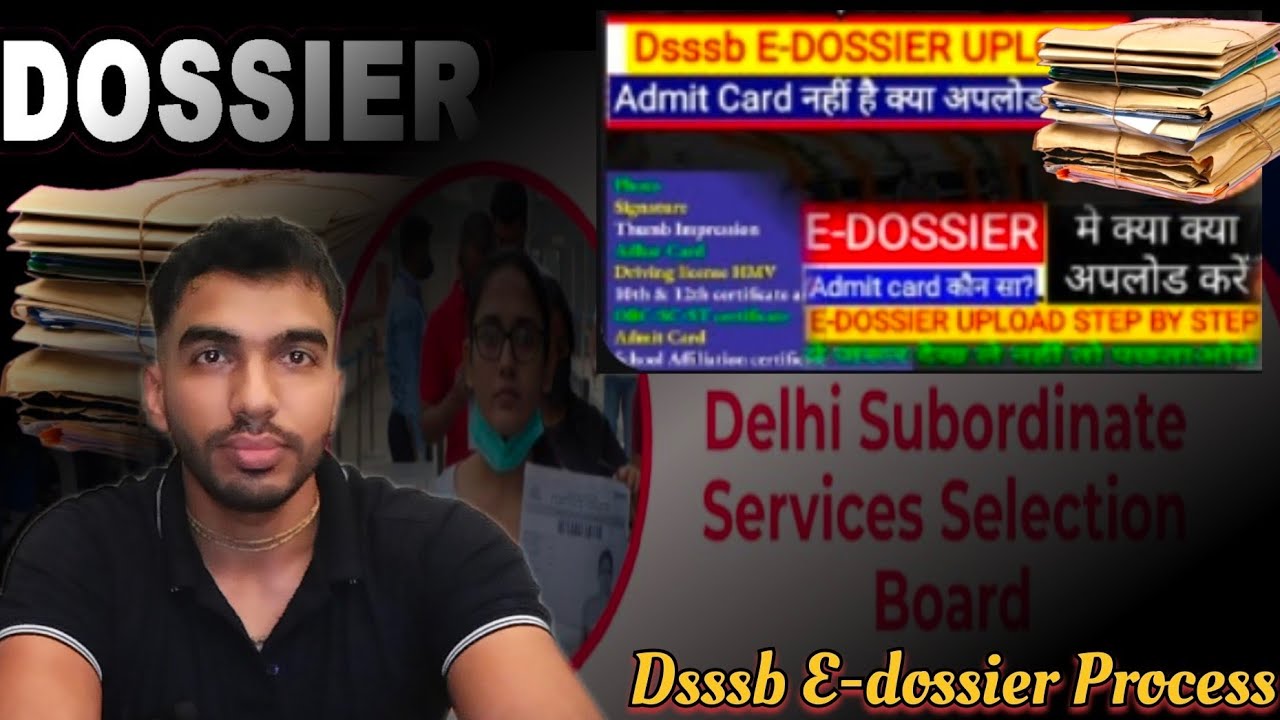 DSSSB E-Dossier 2025 🔴 Step-by-Step || Affidavit, Spelling Mistake, OBC NCL, Category etc. Explained