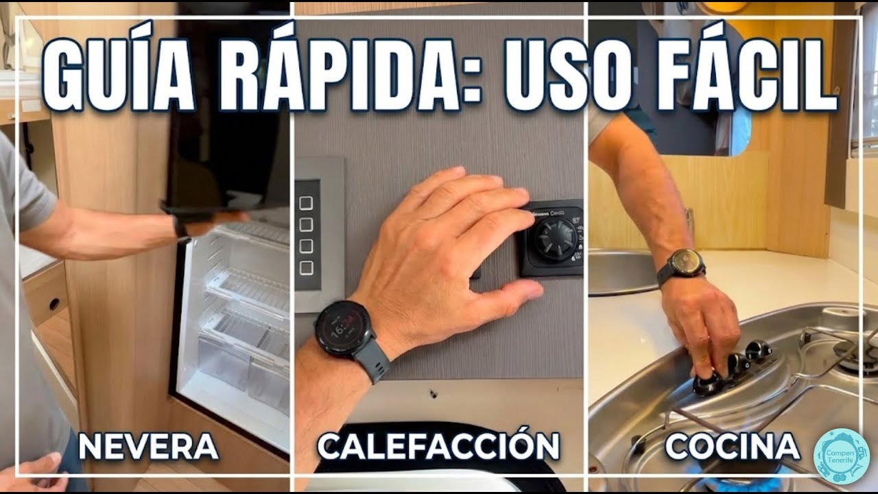Tutorial Autocaravana Lagunera: Cómo usar Calefacción, Nevera y Cocina de Gas