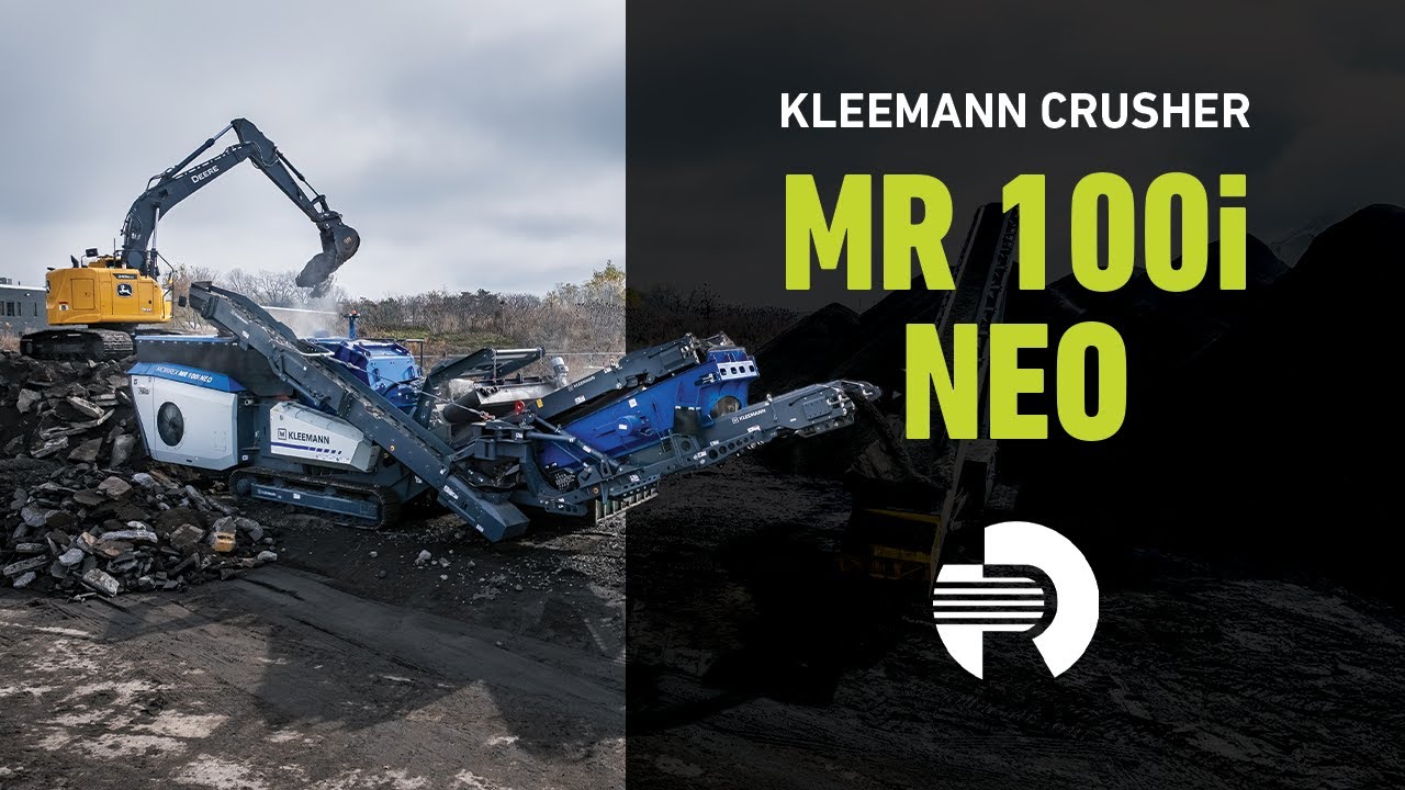 The New Kleemann MR 100i NEO Mobile Impact Crusher