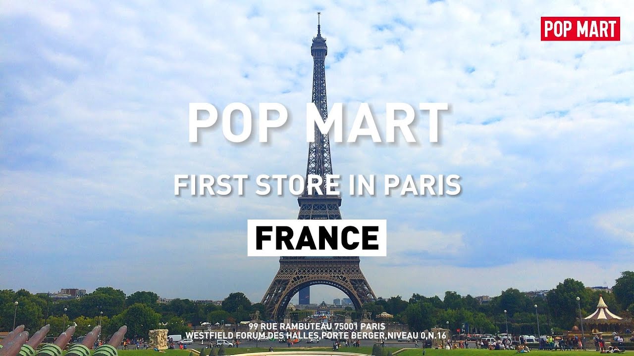 POP MART Store opens in Paris! (France)