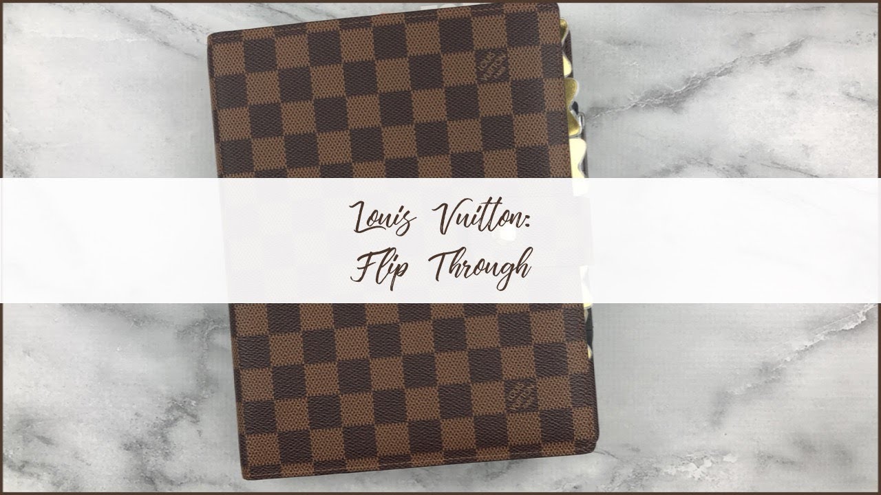 Louis Vuitton GM Agenda Flip Through | Organized with Olivia