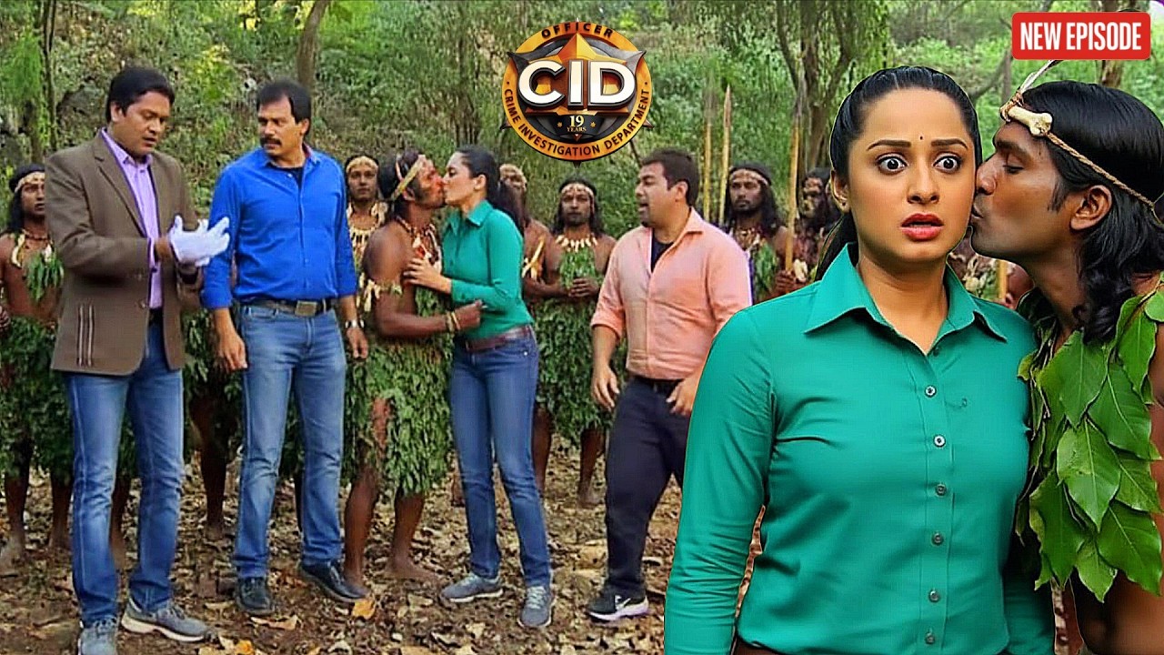 CID Team फ़सी आदिवासियों के बीच एक आदिवासी ने Purvi को किया किस || CID | Latest Episode ||