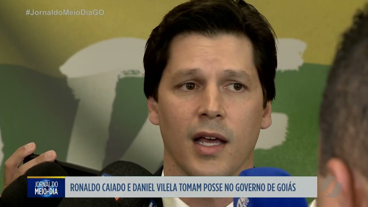 JMD - Ronaldo Caiado e Daniel Vilela tomam posse no Governo de Goiás