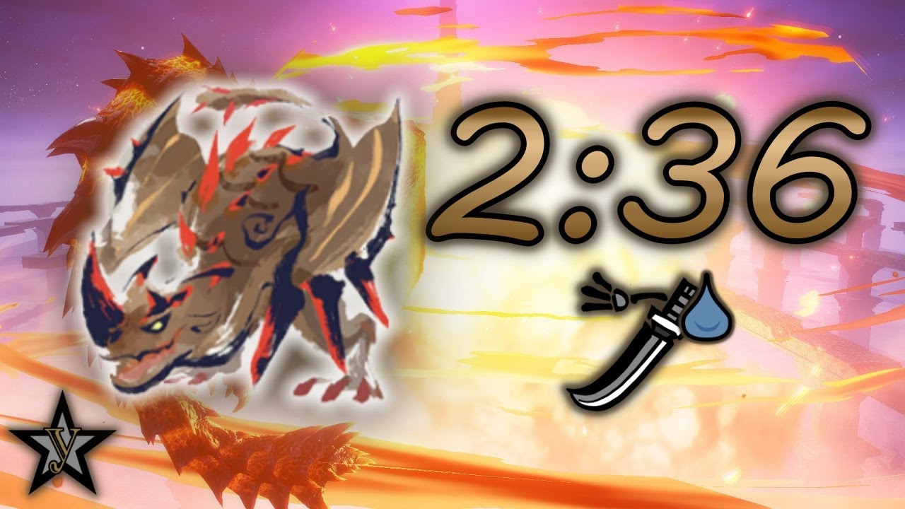 エスピナス亜種 2:36 太刀 猫火事場 Flaming Espinas LS【MHR:SB PC】